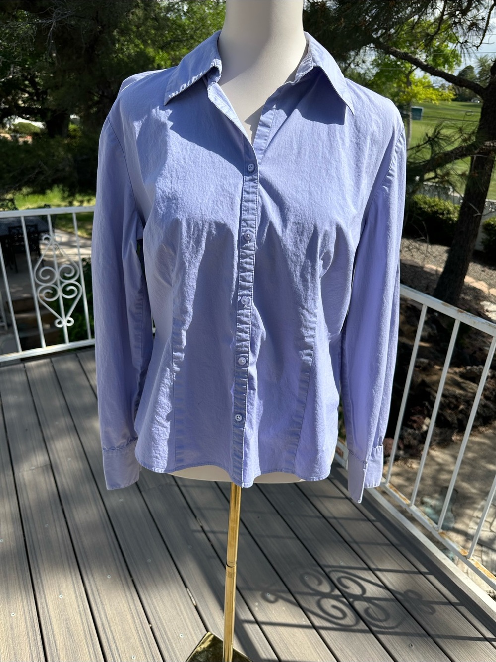 Loft Light blueButton-Up Shirt